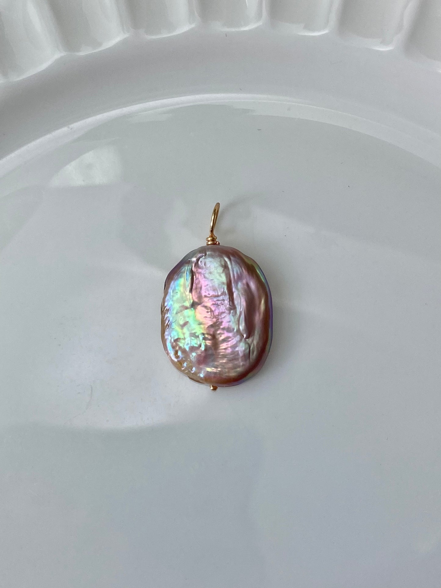 Iridescent Mermaid Pendant - Versatile Ocean-Inspired Jewelry Charm