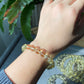 10MM Natural smooth round citrine Bead Bracelet | Wealth Attraction & Positivity | Energizing Jewelry