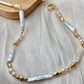 Natural freshwater baroque stick pearl,biwa pearl everyday use necklace,gift for her,christmas gift