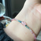 Natural Rainbow Color Tourmaline Bracelet with Pi Xiu Charm | Energy Healing & Wealth Attraction