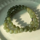 High Grade Natural Lake Green Smooth Round Jade Bead Necklace 9mm | Lucky | birthdays Gift|  anniversaries gift