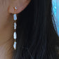 galaxy luster Keshi Pearl Tassel Earrings – Wedding & Bridesmaid Jewelry