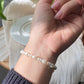 Chic Freshwater Pearl Stretch Bracelet - Timeless Elegance Accessory