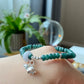 Natural Blue Water Jadeite Harmonizing Jade Bracelet | Natural Healing & Balance Gemstone | Serene Beauty Accessory