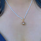 Removable Baroque Pearl Drop Choker – Handmade Freshwater Pearl Necklace