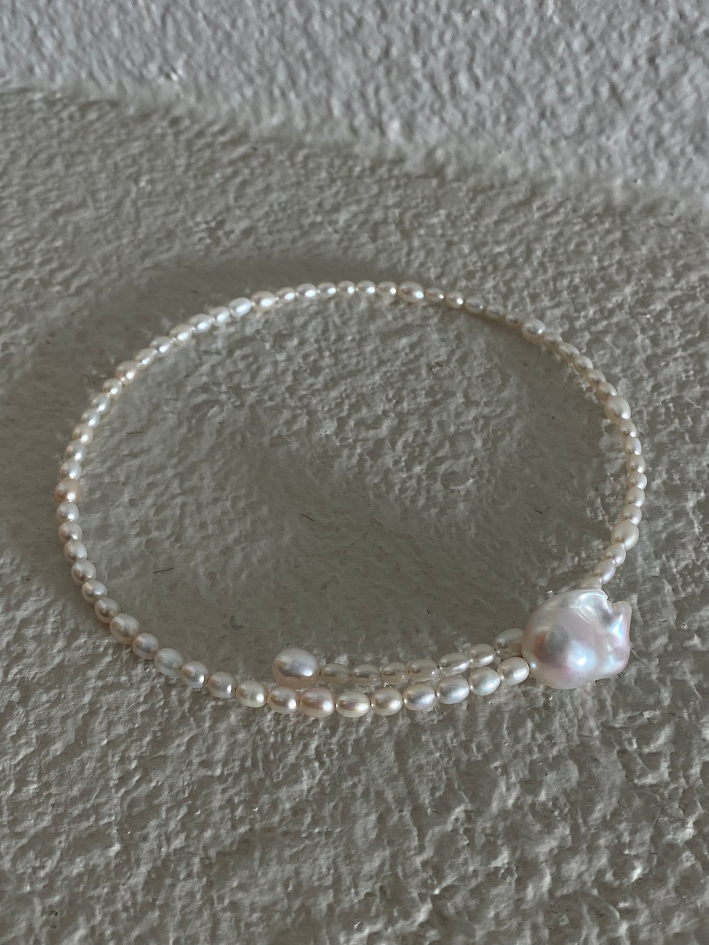 Starry Love Baroque Pearl adjustable Choker - Elegant Long-Distance Romance Jewelry