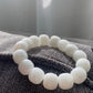 Natural Grade A Hetian White Jade Bracelet,Serenity & Healing Luxury Lucky Jewelry