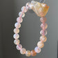 handcraft Natural flower agate-cherry blossom agate-sakura agate Unicorn Bead bracelet/friendship gift