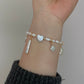Custom Pearl Charm Necklace  Interchangeable Handmade Baroque Pearl Pendants Multi-Use Charms for Necklace, Bracelet, Anklet, Hair Clip