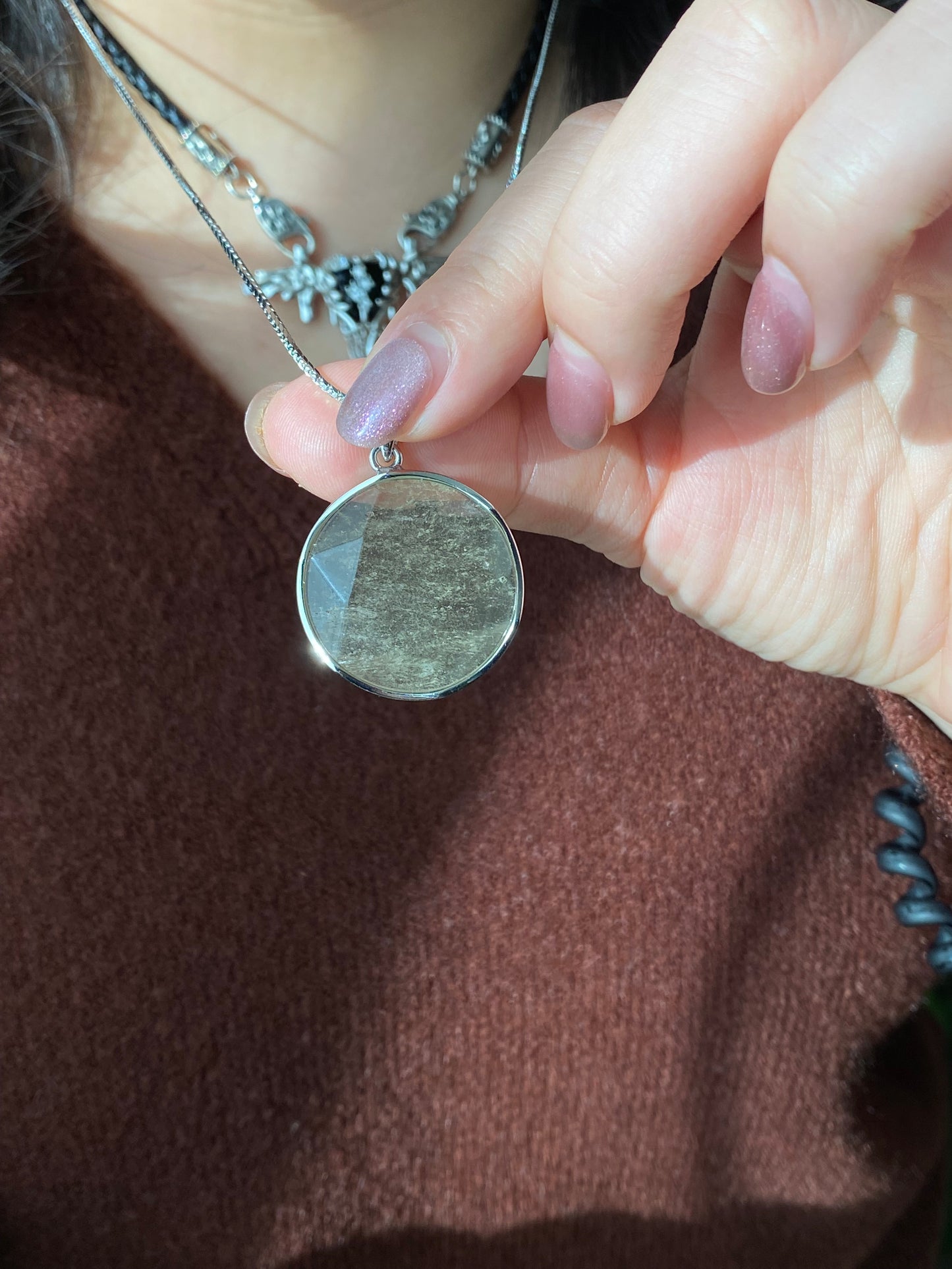 Natural Hand crafted Libyan Desert Glass Meteorite Pendant | Sterling Silver Faceted Healing Jewelry