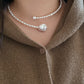 Starry Love Baroque Pearl adjustable Choker - Elegant Long-Distance Romance Jewelry