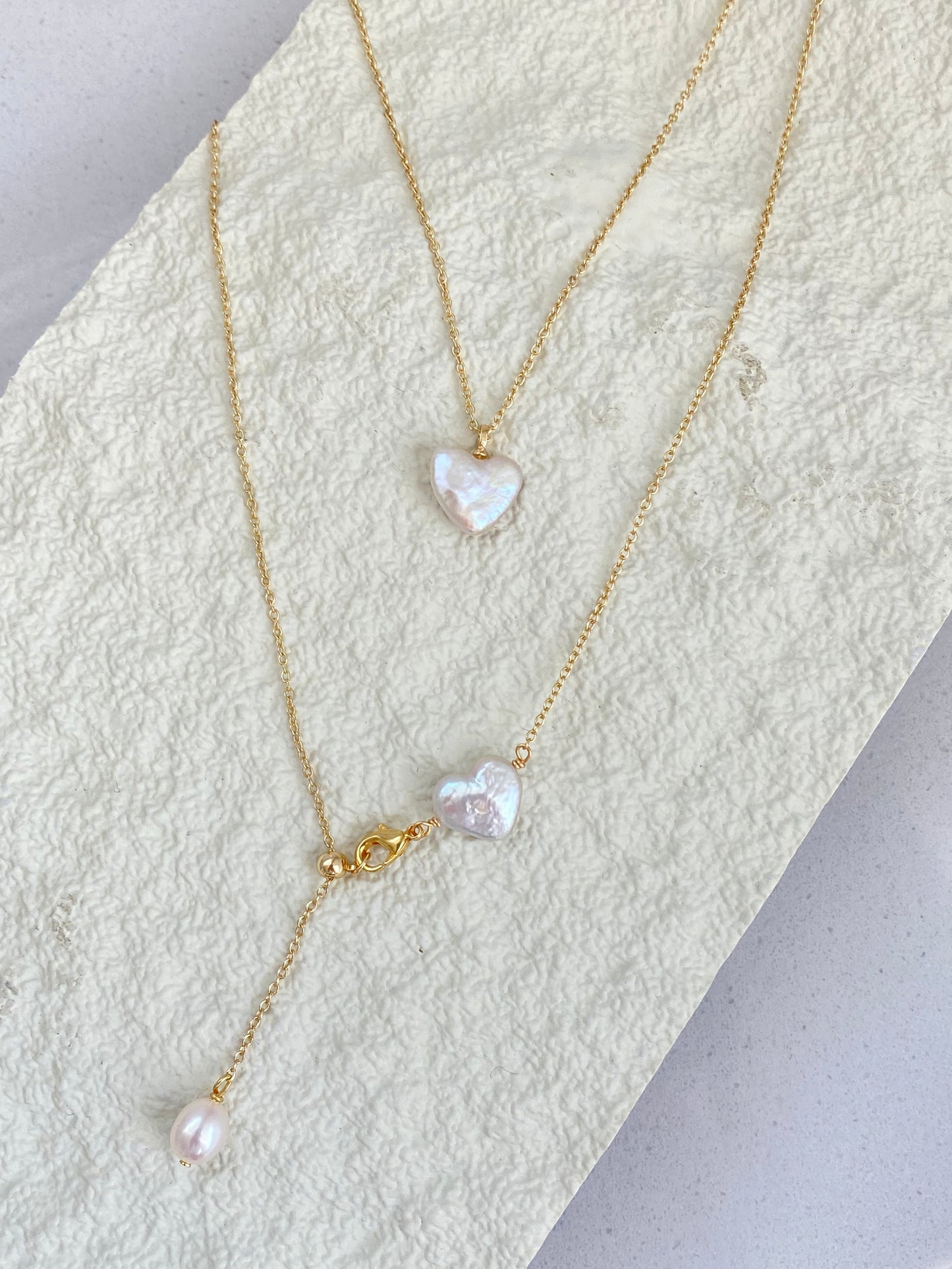 Handmade Minimalist Baroque Pearl Necklace heart  Necklace slice heart chocker necklace   Bridesmaid Gift for Her necklace lover gift