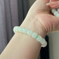 AA  Natural White Jade square bead handmade Bracelet Best lucky Gift for her,gift for Mom,meditation crystal bracelet gift for him