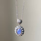 Elegant Natural Tanzanite and Sterling Silver Pendant Necklace - Timeless Luxury Accessory