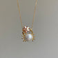 Celestial Crab Pearl Pendant – Gold Crab Baroque Pearl Necklace, Ocean Lover Gift, Cancer Zodiac Jewelry, Handmade unique star Necklace
