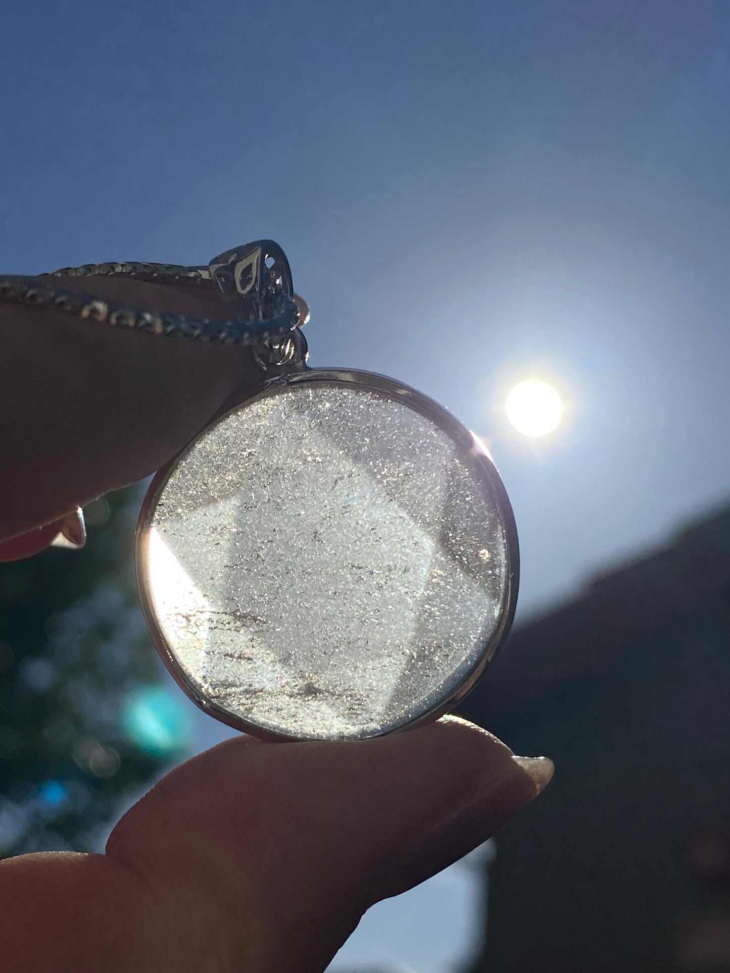 Natural Hand crafted Libyan Desert Glass Meteorite Pendant | Sterling Silver Faceted Healing Jewelry