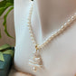 Rare found handmade natural baroque pearls christmas tree removable pendant,holiday gift