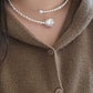 Starry Love Baroque Pearl adjustable Choker - Elegant Long-Distance Romance Jewelry