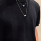 Damson Double pearl Necklace