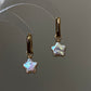 Freshwater pearls baroque star and moon shape studd dangle earring,multiple use pendant,gift for her,christmas gift