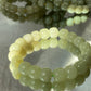 AAA  Natural light green Jade square bead handmade Bracelet Best lucky Gift for her,gift for Mom,meditation crystal bracelet gift for him