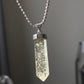 Natural Hand crafted Libyan Desert Glass Point Sterling Silver Pendant | Tektite Pendant | Spiritual Healing and Self-Exploration