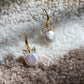 Handmade Natural Baroque Coin Pearl with Zircon Bow Hook Earrings,Cute Bow earring Elegant Dainty earring, Wedding Earrings, Bridesmaid Gift