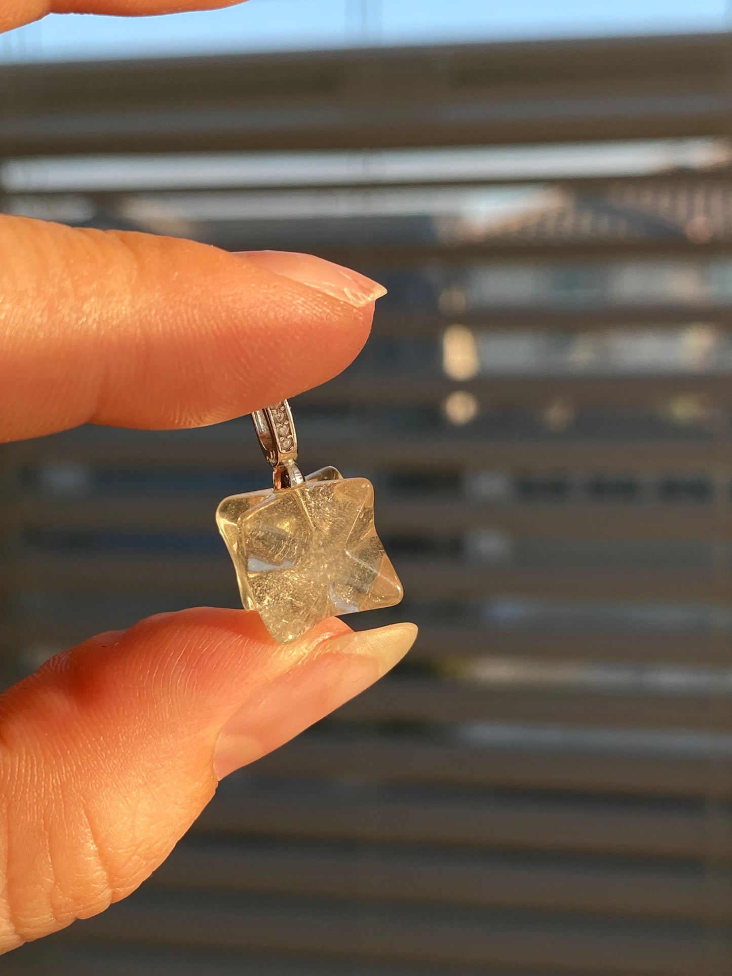 Natural Libyan Desert Glass star of david pendant,Energy stone pendant,Libyan Gold Tektite Sterling silver removal pendant,gift for her