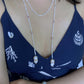 Handmade Freshwater Baroque Pearl Long Necklace 47" Multi-Way Wrap Lariat Pearl Necklace