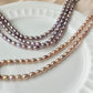 Classic Timeless Pearl Necklace - Elegant Rice Pearl Jewelry for Every Occasion