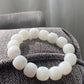 Natural Grade A Hetian White Jade Bracelet,Serenity & Healing Luxury Lucky Jewelry