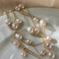 freshwater Starry Cascade baroque Pearl Necklace - Versatile Elegance with Multiple Styling Options