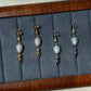 Hand-Carved Skull Pearl Cross Drop Earrings Gothic Pearl Spike Earrings  Everyday Edge Halloween Bold Dard Limited edition gift for him