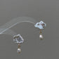 Fancy fun Cloudy and rain drop baroque pearls stud earring-gift for her,birthday gift-Hand pick each pieces