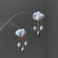 Fancy fun Cloudy and rain drop baroque pearls stud earring-gift for her,birthday gift-Hand pick each pieces