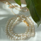 Chic Freshwater Pearl Stretch Bracelet - Timeless Elegance Accessory