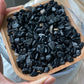 Black Tourmaline raw rocks Natural Crystal Chips, Choose oz or lbs Wholesale Bulk Lots (Raw Black Tourmaline Chips)