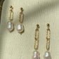 Natural baroque pearls 8 baroque dangle drop earring