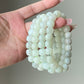 AA  Natural White Jade square bead handmade Bracelet Best lucky Gift for her,gift for Mom,meditation crystal bracelet gift for him