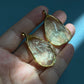 Hand Craft Libyan Desert Glass 925 Sterling Silver 18k Gold-Plated Handmade Pendant – Protection & Transformation Crystal