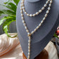 Freshwater pearls nugget with 14k gold filled multiple use long necklace,gift for her ,christmas gift