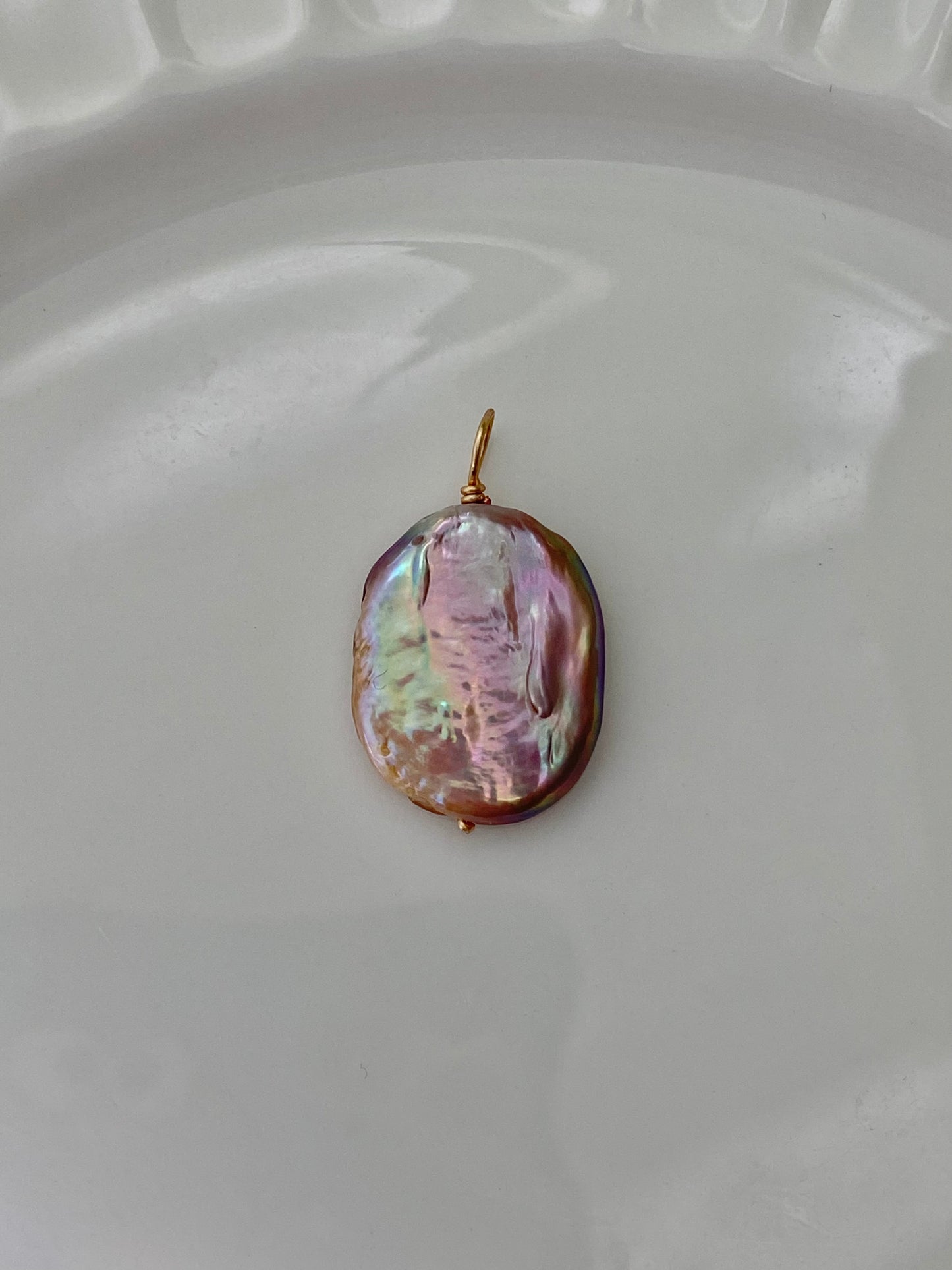 Iridescent Mermaid Pendant - Versatile Ocean-Inspired Jewelry Charm