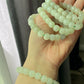 AA  Natural White Jade square bead handmade Bracelet Best lucky Gift for her,gift for Mom,meditation crystal bracelet gift for him
