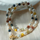 Natural freshwater pearl with rainbow tiger eyes chocker necklace,gift for her,gift for him