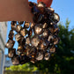 Natural Faceted Smoky Quartz Bracelet - Healing Crystal Jewelry for Emotional Balance and Protection