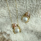 Celestial Crab Pearl Pendant – Gold Crab Baroque Pearl Necklace, Ocean Lover Gift, Cancer Zodiac Jewelry, Handmade unique star Necklace