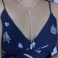 Handmade Freshwater Baroque Pearl Long Necklace 47" Multi-Way Wrap Lariat Pearl Necklace