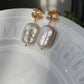 Golden Shell & Akoya Pearl Earrings | Baroque Pendant | Luxurious Ocean-Inspired Jewelry