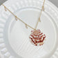 Handmade Reversible Seashell Pendant long Necklace – Ocean Fantasy with Pearls and Charms summer gift for her birthday gift anniversary gift