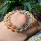 10MM Natural smooth round citrine Bead Bracelet | Wealth Attraction & Positivity | Energizing Jewelry